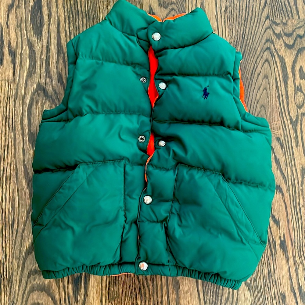 Polo by Ralph Lauren Green Puffer Vest for Kids
